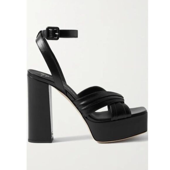 Giuseppe Zanotti Black Platform Heels, Excellent, Size EU 36.5 - Picture 7 of 16